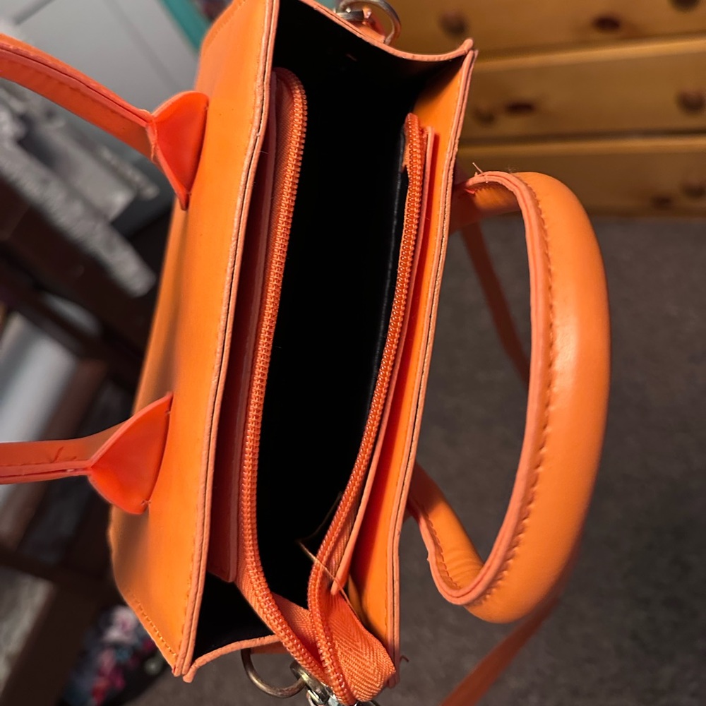 Stylish Orange Handbag